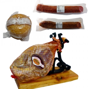 Jamón Bodega sin pata, Queso, Salchichón y Chorizo. L3 Jamón Bodega sin pata, Queso, Salchichón y Chorizo. L3-Rullo-www.jamoneselrullo.com
